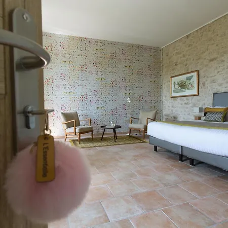 La Cour Des Sens Hotel Lagnes Room photo
